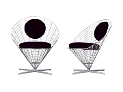 F CG-Wire-Cone-Chair